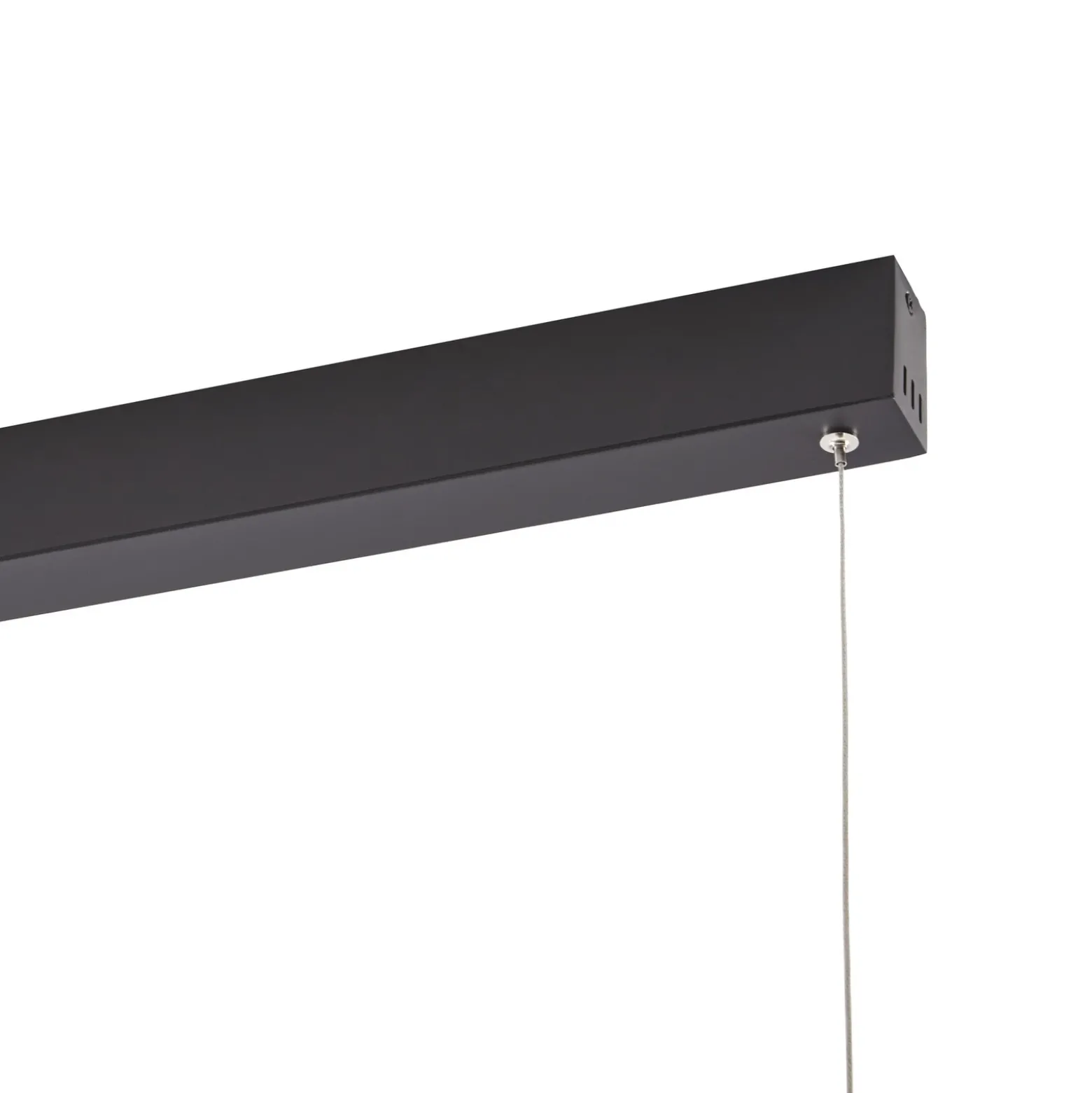 Lámpara colgante LED Mylosh de Lucande, negra, 150 cm, CCT, atenuable