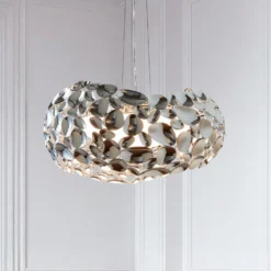 Lámpara colgante LED Narisa brillante