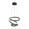 Lámpara colgante LED Olada de Lindby, negra, metal, Ø 51 cm