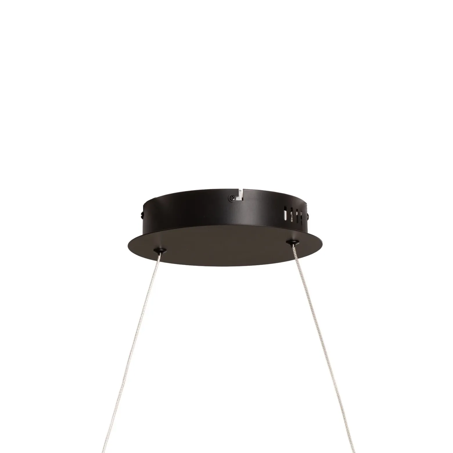 Lámpara colgante LED Olympia, metal, negro, 4000 K