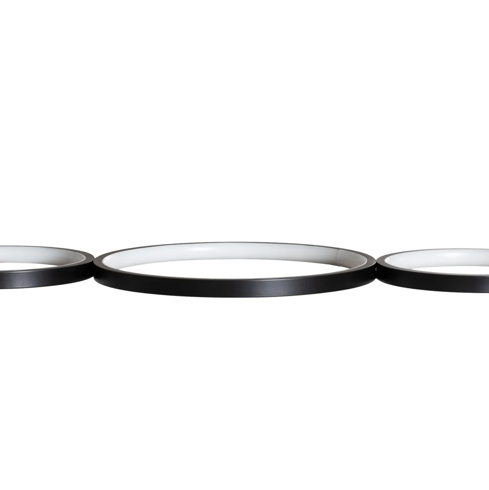 Lámpara colgante LED Olympia, metal, negro, 4000 K