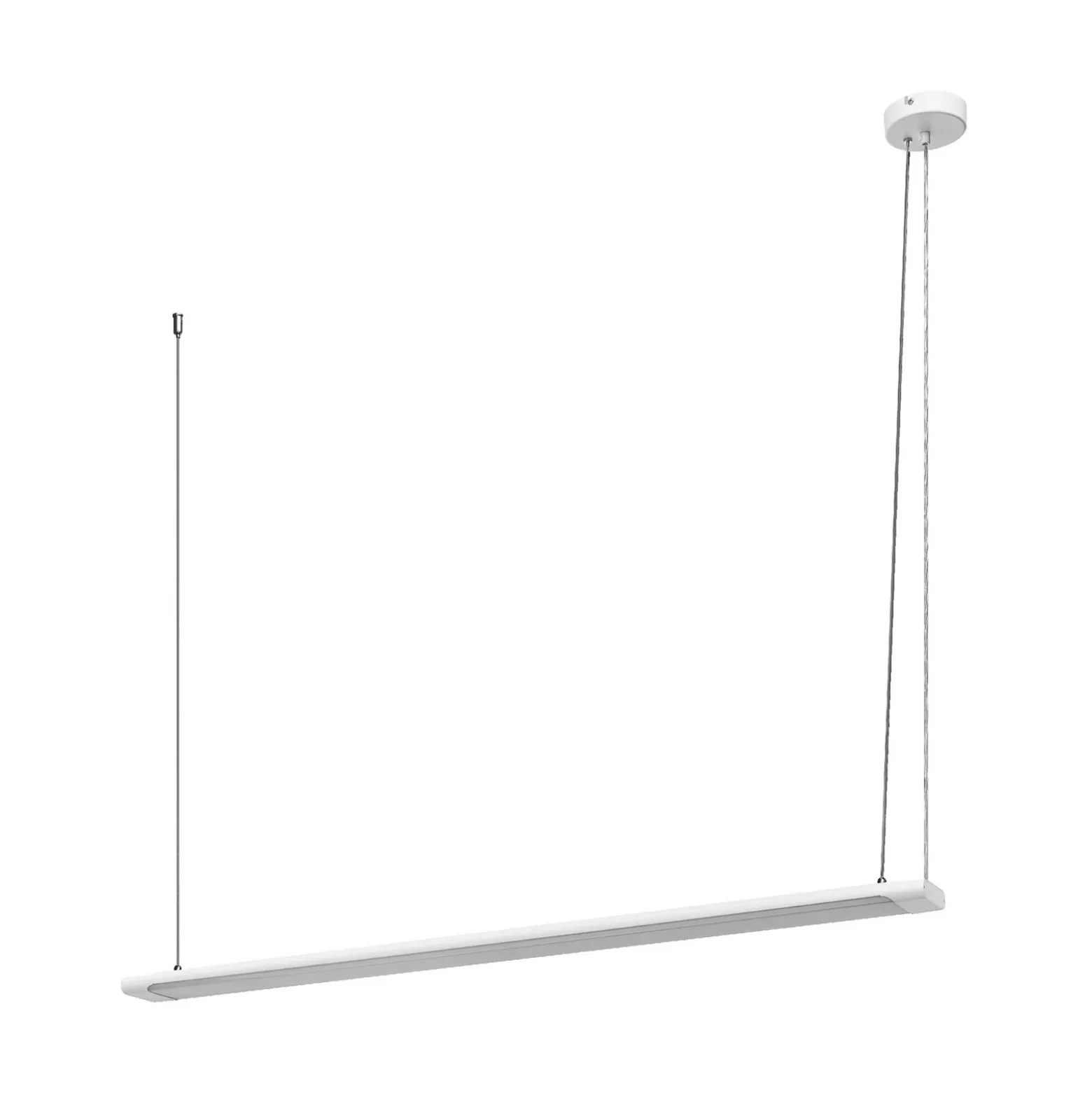 lámpara colgante LED OSRAM Office line Slab blanca 4000 K atenuable