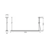 lámpara colgante LED OSRAM Office line Slab negro 4000 K atenuable