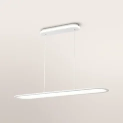 Lámpara colgante LED OSRAM Office line Panel Ellipse blanco 940 atenuable