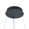 Lámpara colgante LED PANEL, negro, Ø 63 cm, metal, CCT atenuable 50 W
