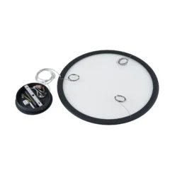 Lámpara colgante LED PANEL, negro, Ø 63 cm, metal, CCT atenuable 50 W