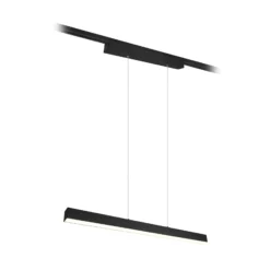 Lámpara colgante LED Paros DUOline, barras, negro