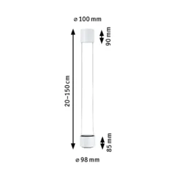 Lámpara colgante LED Paulmann URail Aldan, blanco señal, 4000 K