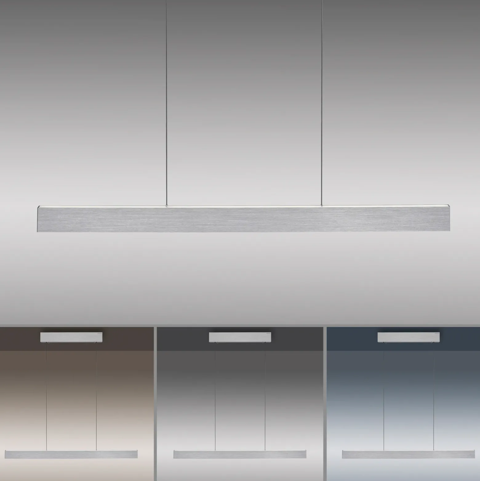 Lámpara colgante LED PURE E-Motion, diamante, CCT