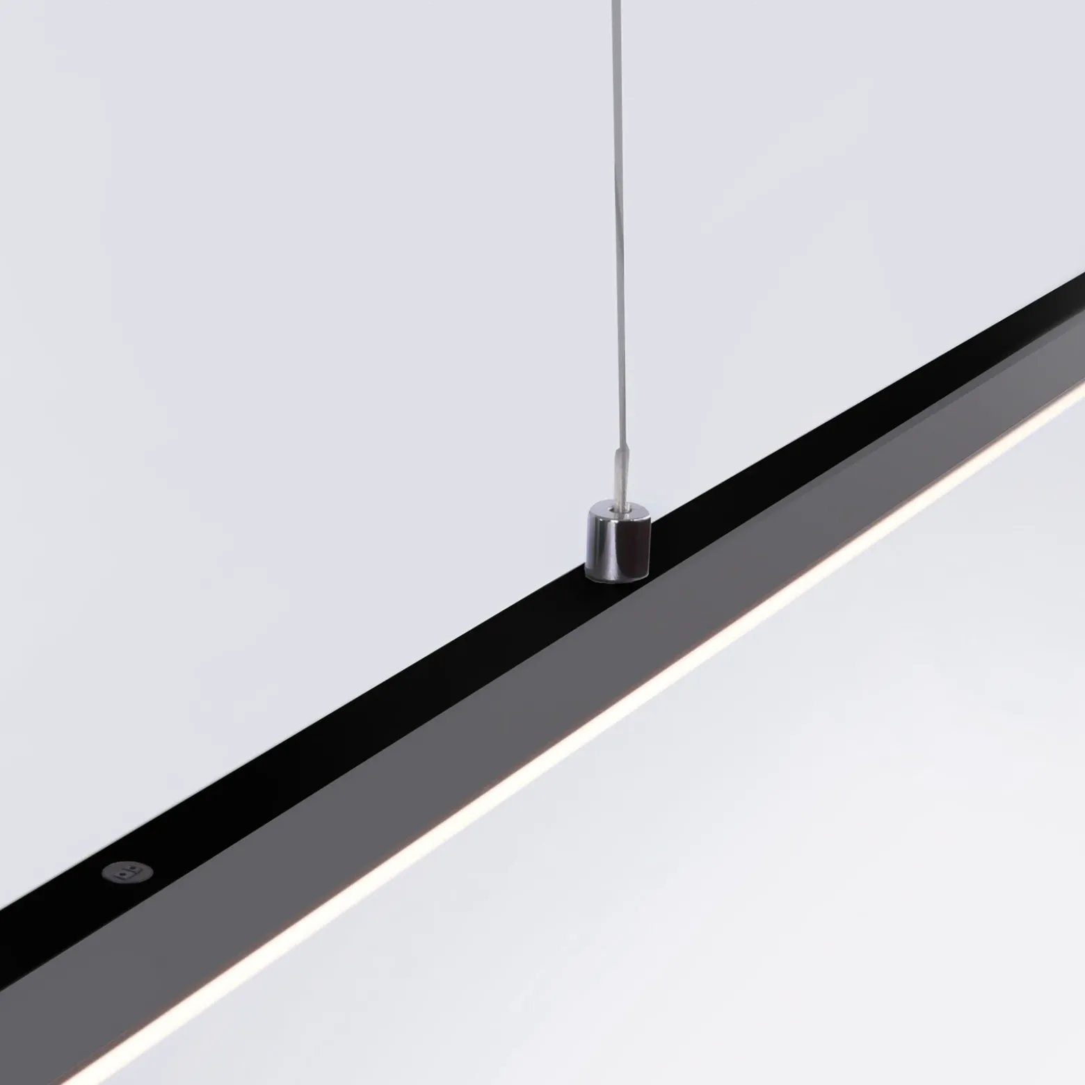 Lámpara colgante LED PURE Lite, grafito, 160 cm, CCT, atenuable