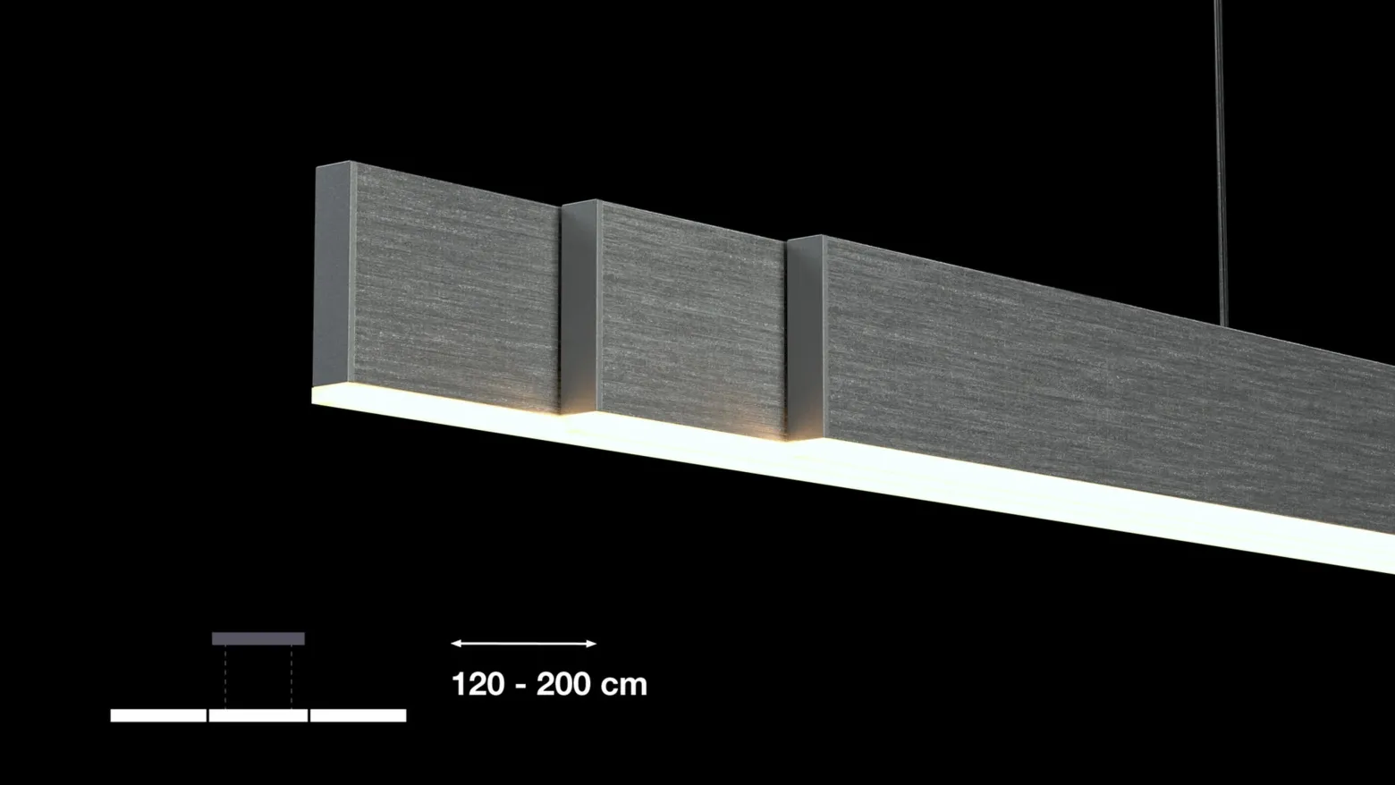 lámpara colgante LED PURE Moto-Rise, oro imperial, aluminio, CCT