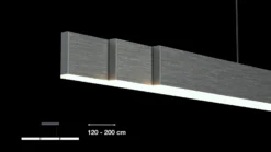 lámpara colgante LED PURE Moto-Rise, diamante, aluminio, CCT