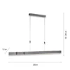 lámpara colgante LED PURE Moto, platino, atenuable, CCT