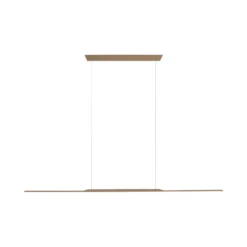 Lámpara colgante LED PURE Surface, bronce, 160 cm, aluminio, 3000 K