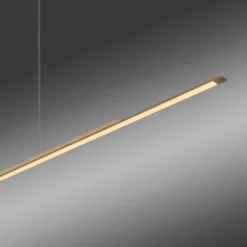 Lámpara colgante LED PURE Surface, bronce, 160 cm, aluminio, 3000 K