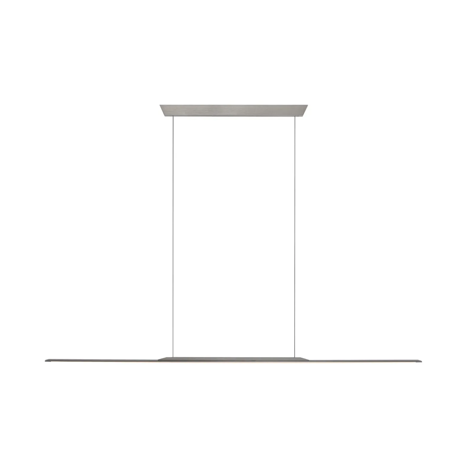 Lámpara colgante LED PURE Surface, gris, 160 cm, aluminio, 3000 K