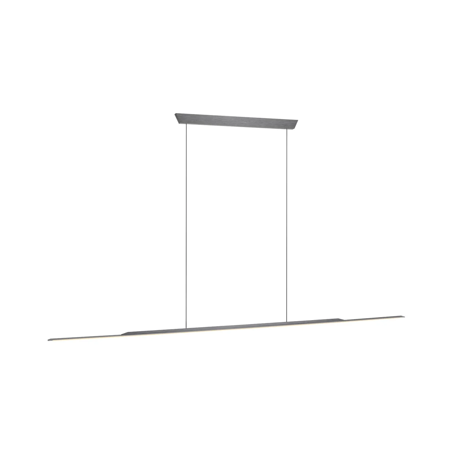 Lámpara colgante LED PURE Surface, gris, 160 cm, aluminio, 3000 K