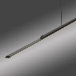 Lámpara colgante LED PURE Surface, gris, 160 cm, aluminio, 3000 K