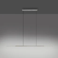 Lámpara colgante LED PURE Surface, gris, 125 cm, aluminio, 3000 K