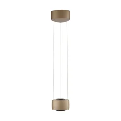 Lámpara colgante LED Q-Stretto de Paul Neuhaus, bronce, 14,5 cm