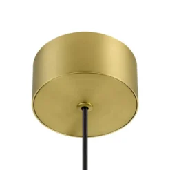 Lámpara colgante LED Quimera de SLV, color latón, Ø 8 cm, CCT