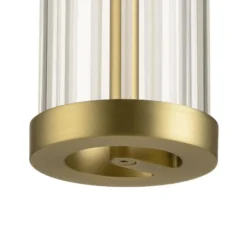 Lámpara colgante LED Quimera de SLV, color latón, Ø 8 cm, CCT