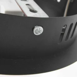 Lámpara colgante LED Ringlux Ø 60cm 2 luces negro