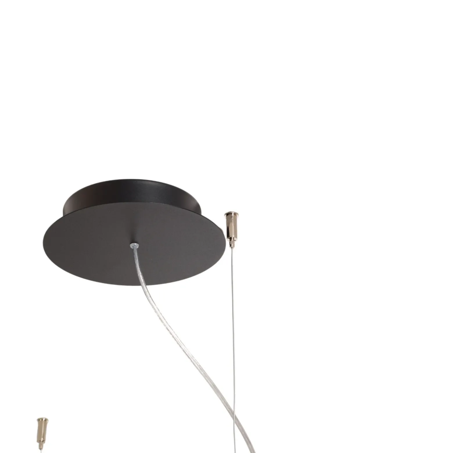 Lámpara colgante LED Rio 78 horizontal, 3.000 K, negra