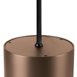 Lámpara colgante LED SLV Oculus, color cobre, Ø 9 cm, atenuable a luz cálida