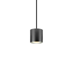 Lámpara colgante LED SLV Oculus, color bronce, Ø 9 cm, atenuable a luz cálida