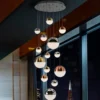 Lámpara colgante LED Sphere multicolor, 14, app