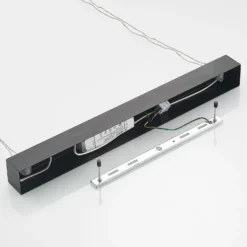 Lámpara colgante LED Stakato de Lucande, 120 cm, 6 luces, atenuable