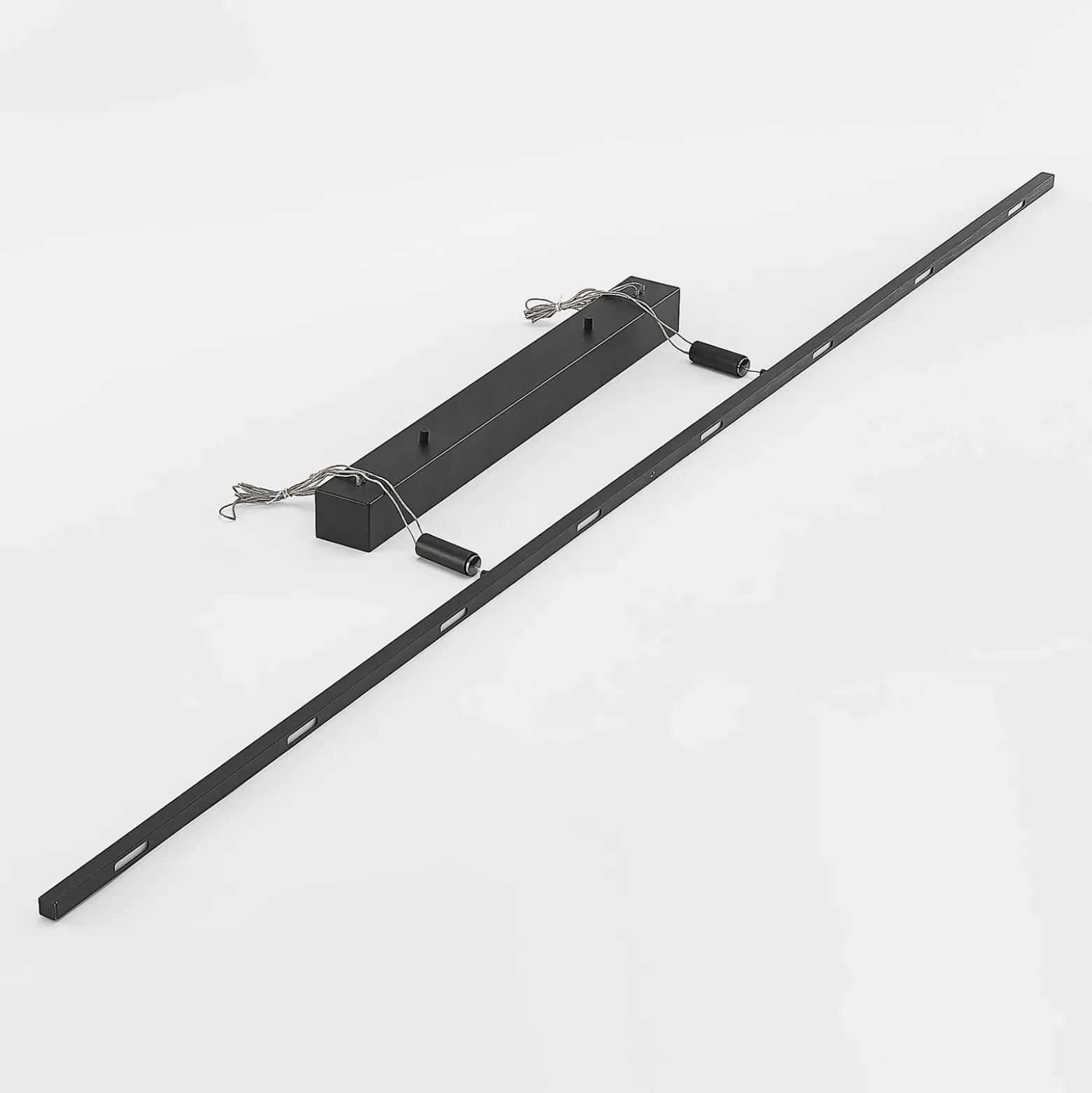 Lámpara colgante LED Stakato de Lucande, 180 cm, 8 luces, atenuable