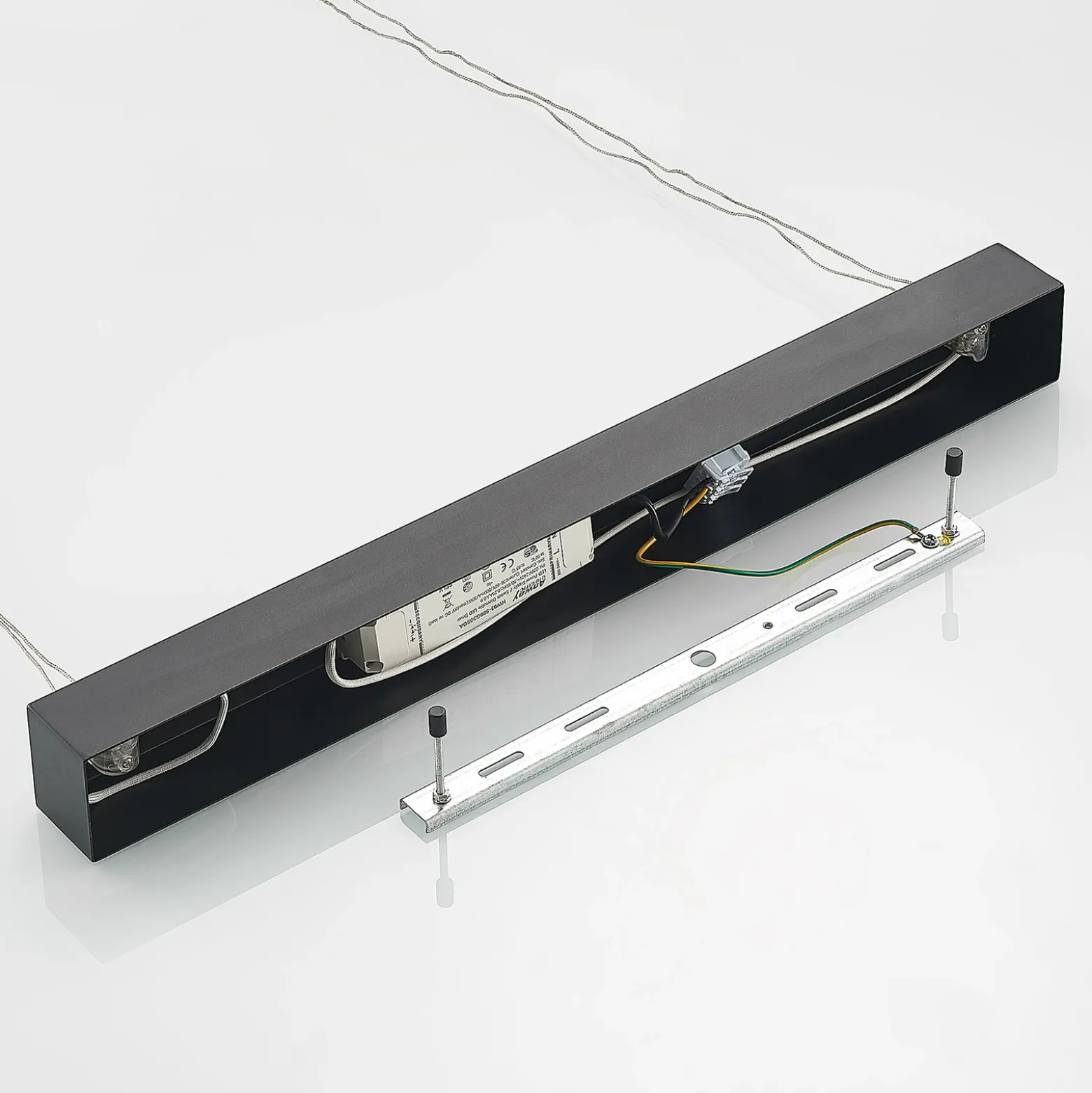 Lámpara colgante LED Stakato de Lucande, 180 cm, 8 luces, atenuable