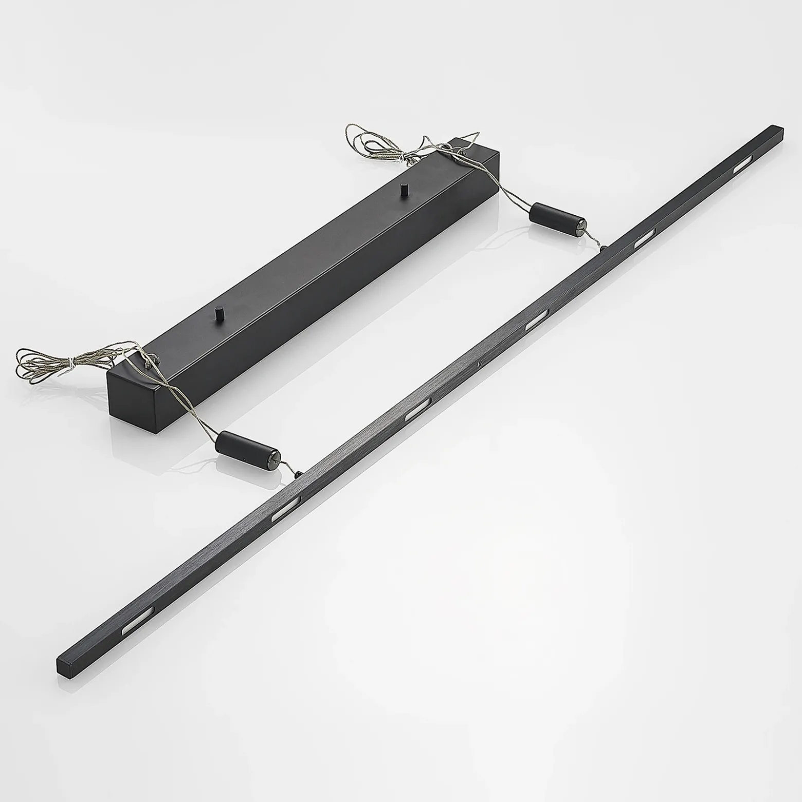 Lámpara colgante LED Stakato de Lucande, 120 cm, 6 luces, atenuable
