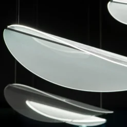 Lámpara colgante LED Stilnovo Diphy 1 luz DALI-Push 96 cm