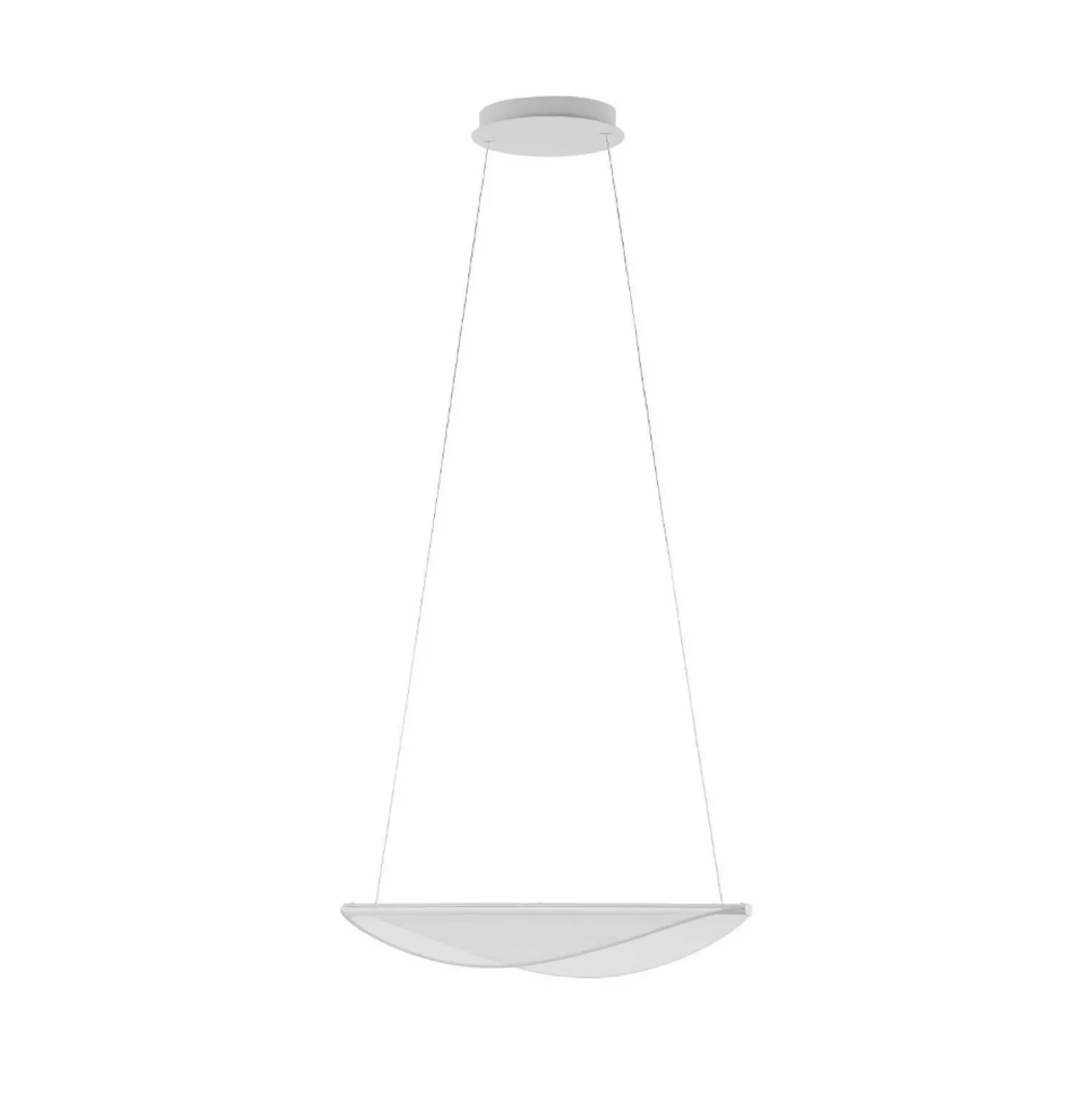 Lámpara colgante LED Stilnovo Diphy 1 luz DALI-Push 54 cm