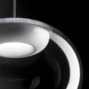 Lámpara colgante LED Stilnovo La Mariée transparente/blanca