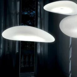 Lámpara colgante LED Stilnovo Mr. Magoo, fase, Ø 76 cm