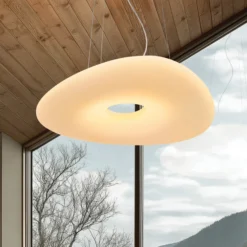 Lámpara colgante LED Stilnovo Mr. Magoo, fase, Ø 76 cm