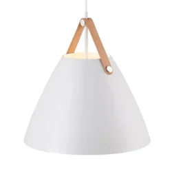 Lámpara colgante LED Strap 36, blanca