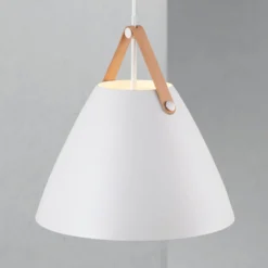 Lámpara colgante LED Strap 36, blanca