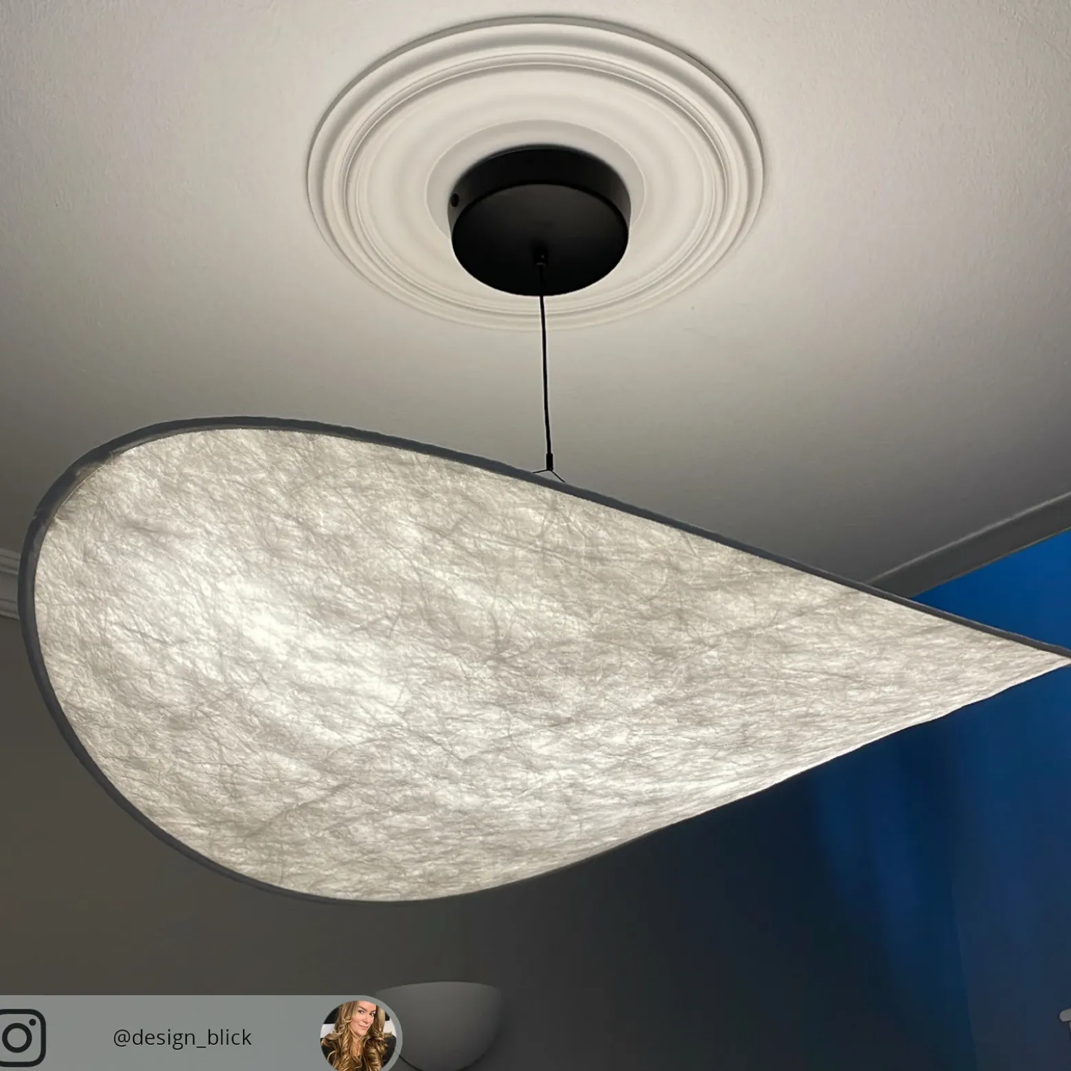 Lámpara colgante LED «Tense» de New Works, Ø 90 cm, blanca