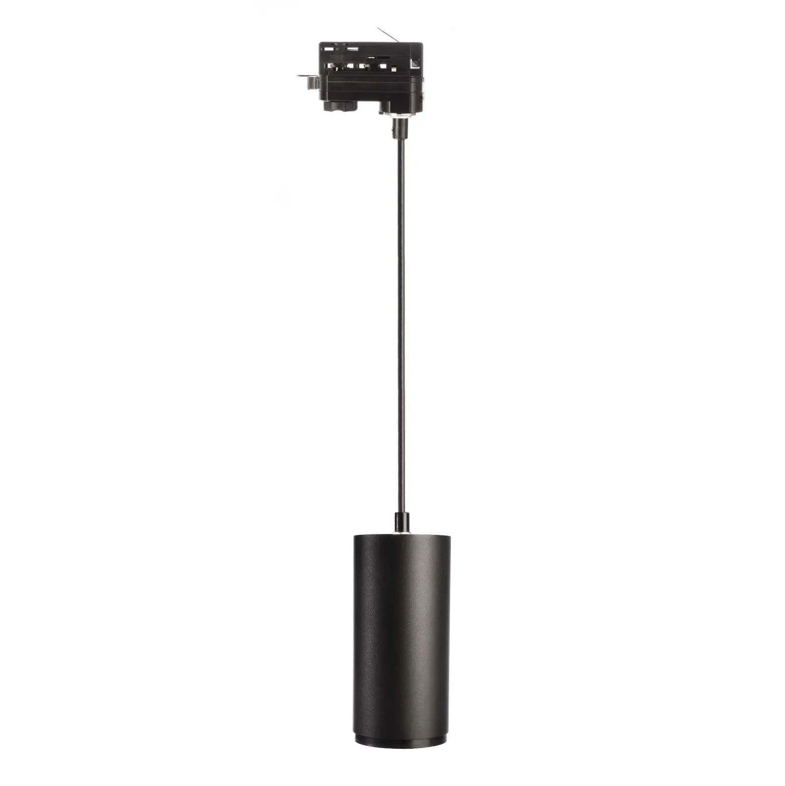 Lámpara colgante LED trifásica 20 W negra