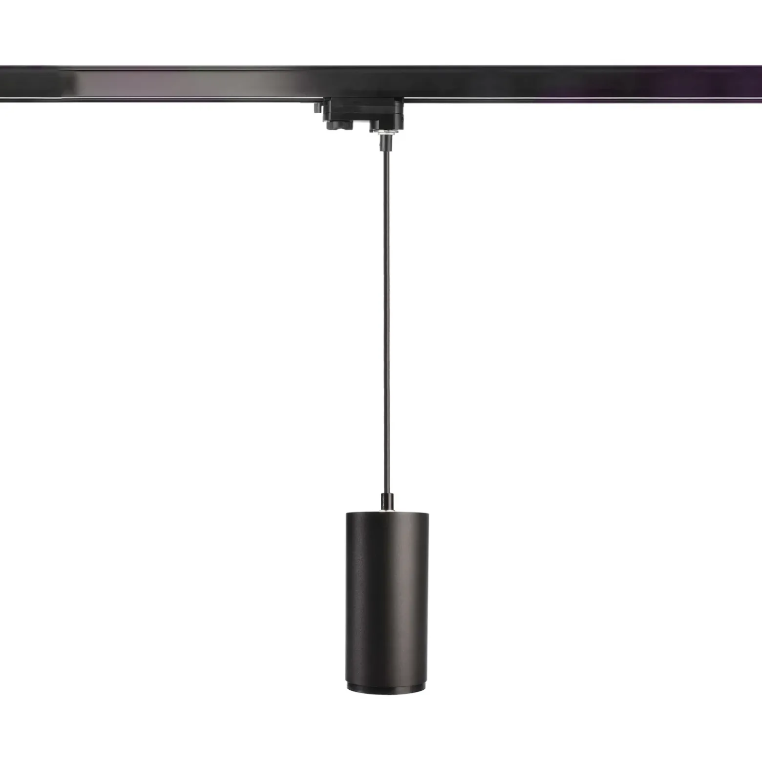 Lámpara colgante LED trifásica 20 W negra
