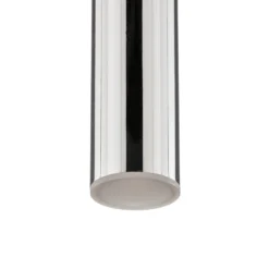 Lámpara colgante LED Varas, 1 luz, cromo