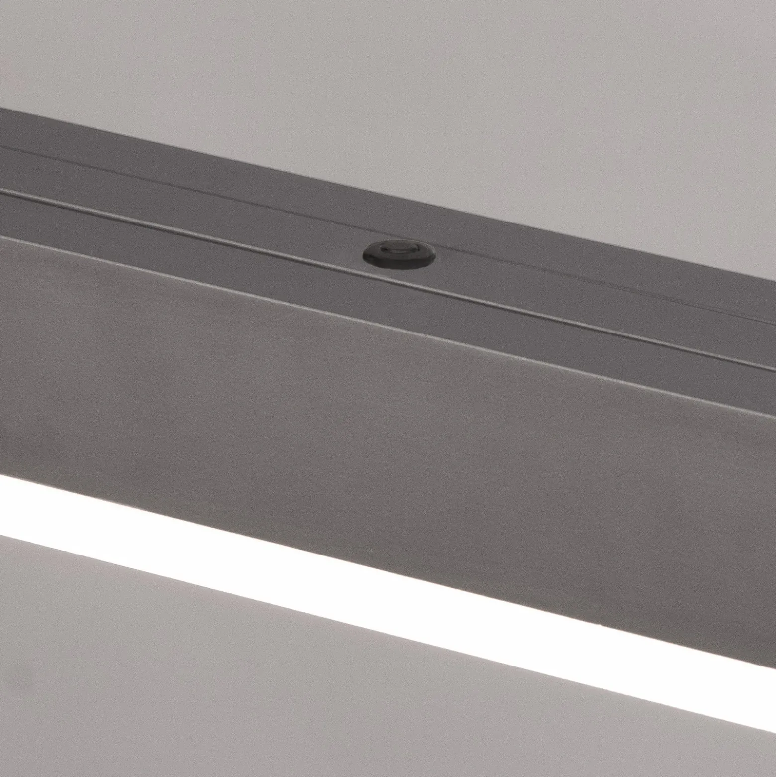 Lámpara colgante LED Vayana, gris, longitud 189 cm, regulador táctil CCT