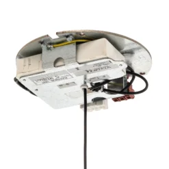 Lámpara colgante LED Vibia Flat 1 luz Ø 55 cm terracota