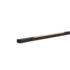 Lámpara colgante LED Zelena, negra, longitud 122cm, metal, CCT