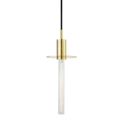 Lámpara colgante Liberty Disc, color dorado